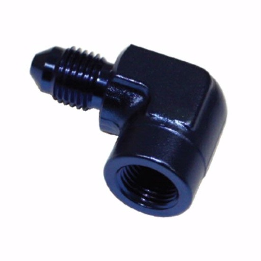 [PRF3733] 90 Degree Male -3AN to Female 1/8 in NPT - 3733
