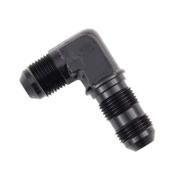 [PRF2081BLK] 90 Degree Bulkhead Union -4 Black - 2081BLK