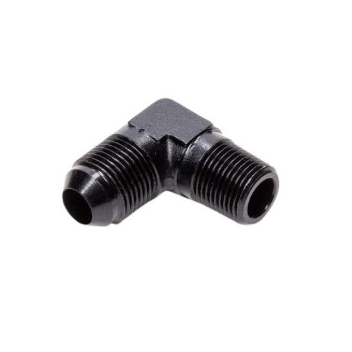 [PRF2633BLK] 90 Degree Male Elbow -12 to 3/4" Black - 2633BLK