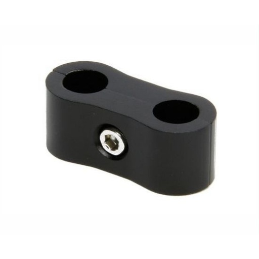 [PRF206BLK] Aluminum Line Separator -6 AN, Black - 206BLK