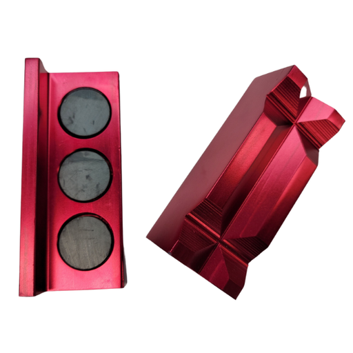 [PRFGBV0304RED] Billet Aluminum Vise Jaws Red - GBV0304RED