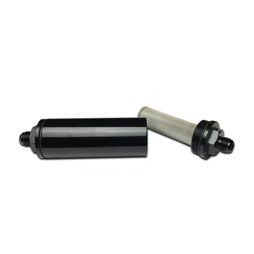 [PFSFF-14708] In-line Fuel Filter AN -8 Black - FF-14708