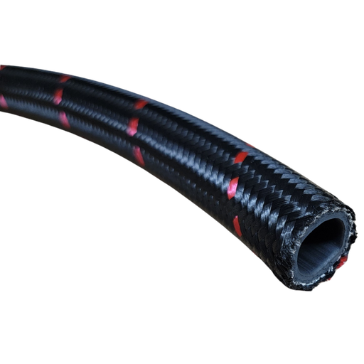 [PRFBU0400] Lightweight Hose -4 AN, Red Stripe, Per Foot- BU0400