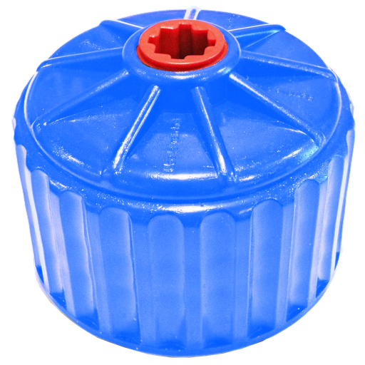 [RAJR1110BLSQ] Blue Replacement Utility Jug Lid w/ Hose Adapter
