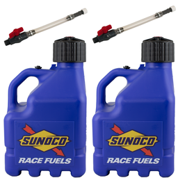 [RAJR3002BL-5226] Vented 3 Gallon Jug w/ Plastic Valve Hose 2 Pack, Blue - R3002BL-5226