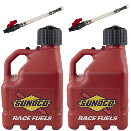 [RAJR3002RD-5226] Vented 3 Gallon Jug w/ Plastic Valve Hose 2 Pack, Red - R3002RD-5226