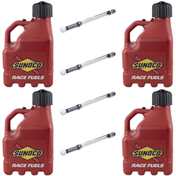 [RAJR3004RD-3044] Vented 3 Gallon Jug w/ Deluxe Hose 1 Pack, Red - R3004RD-3044