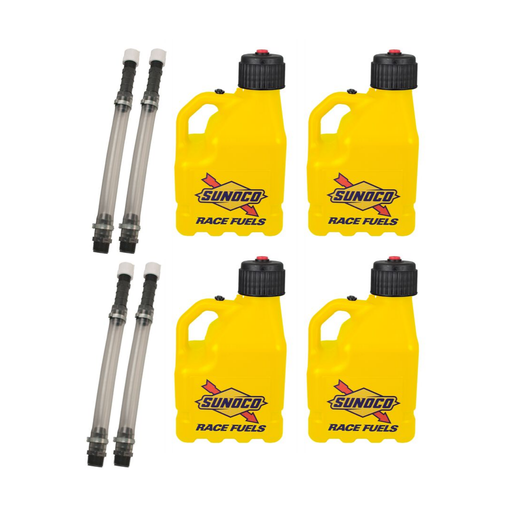 [RAJR3004YL-3044] Vented 3 Gallon Jug w/ Deluxe Hose 1 Pack, Yellow - R3004YL-3044