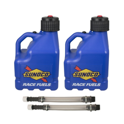 [RAJR3002BL-3044] Sunoco Vented 3 Gallon Jug w/Deluxe Hose 2 Pack, Blue- R3002BL-3044
