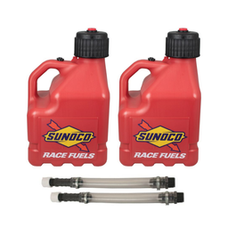 [RAJR3002RD-3044] Sunoco Vented 3 Gallon Jug w/Deluxe Hose 2 Pk, Red - R3002RD-3044