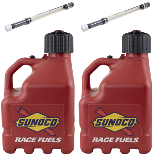 [RAJR3002RD-3044] 3 Gallon Jug, Vented, w/ Deluxe Hose, 2 Pack, Red - R3002RD-3044