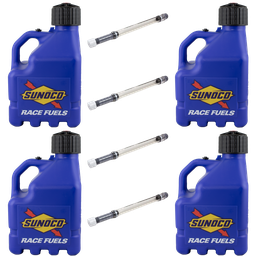 [RAJR3004BL-3044] Vented 3 Gallon Jug w/ Deluxe Hose 4 Pack, Blue - R3004BL-3044