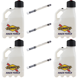 [RAJR3004CL-3044] Vented 3 Gallon Jug w/ Deluxe Hose 4 Pack, Clear - R3004CL-3044