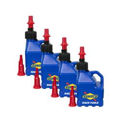[RAJR3104BL-FF] Sunoco Ventless 3 Gallon Jug w/Fastflo Lid 4 Pack, Blue - R3104BL-FF