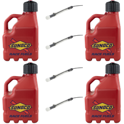 [RAJR3104RD-3044SV] Ventless 3 Gallon Jug w/ SV Hose 4 Pack, Red - R3104RD-3044