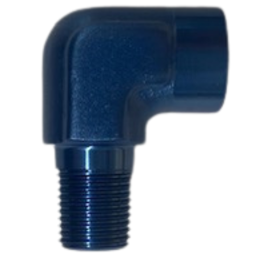 [PRF914-01] NPT Coupler Fitting 1/8" Male x 1/8" Female 90 Degree - 914-01