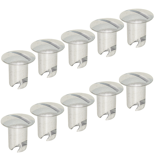 [PRPA6500-10] Dzus Buttons, Aluminum, .500 Long, 10 Pack - A6500-10